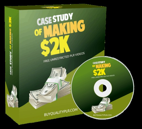 Product picture Case Study Of Making $2k Video Tutorial
